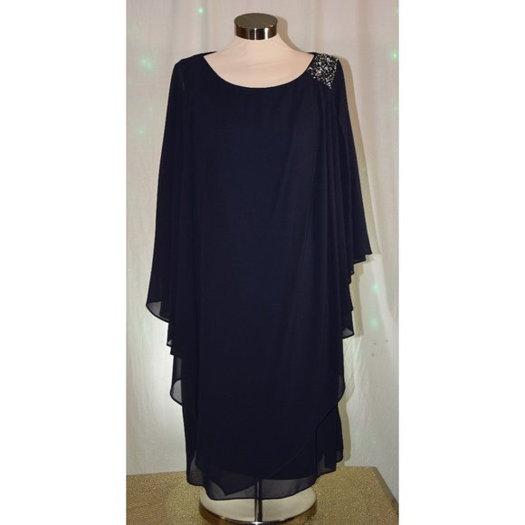 Jessica Howard Dresses & Skirts - Jessica Howard Blue cocktail dress size 16W